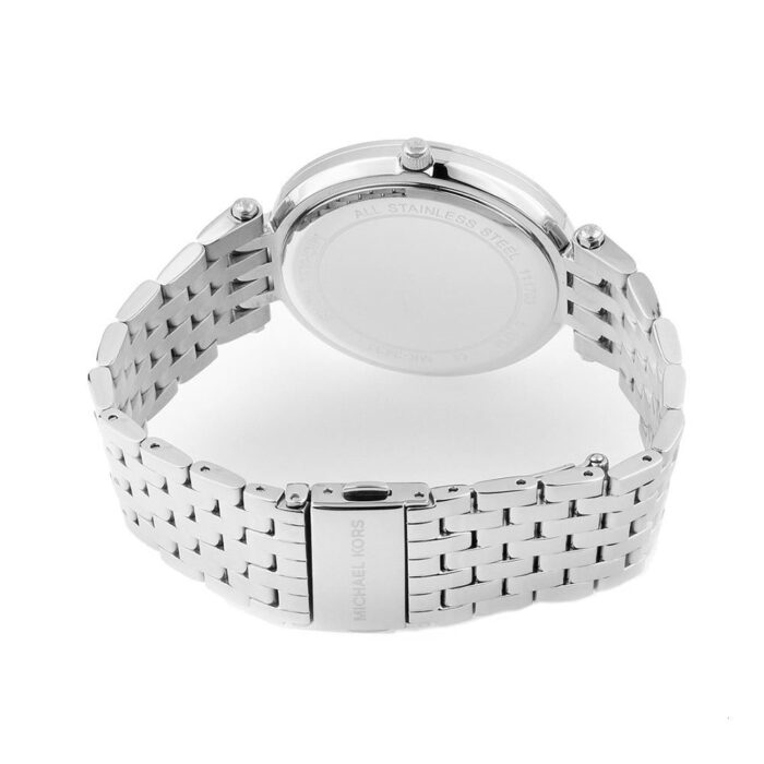Michael Kors Ladies Darci Silver Diamonte Watch - MK3437 - Image 2